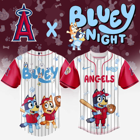 Los Angeles Angels MLB x Bluey And Bingo Special Edition Jersey 2025