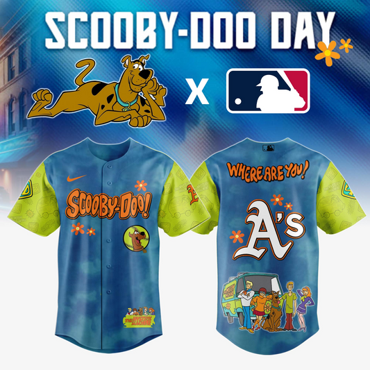 Oakland Athletics MLB x Scooby Doo Jersey 02 Editions Limited