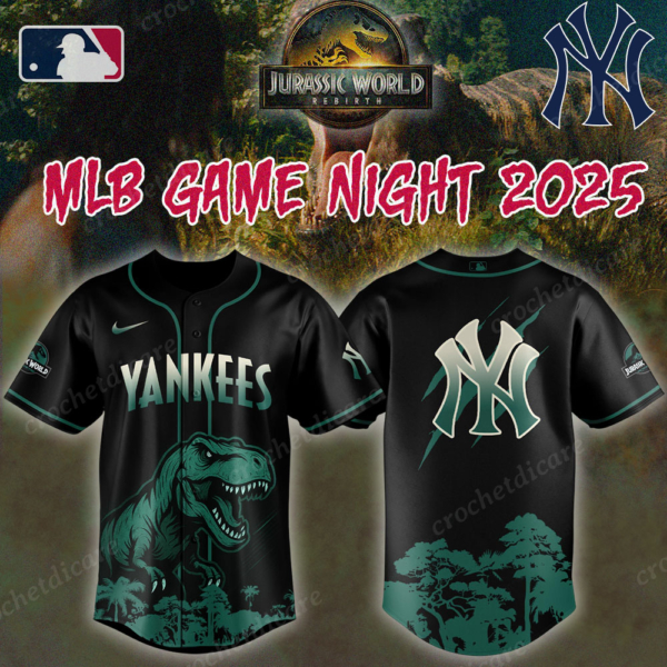 MLB Houton Astros Collab Jurassic World Baseall Jersey