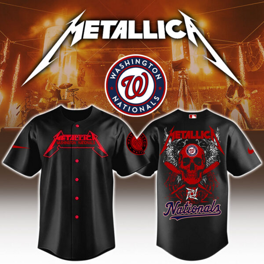 Washington Nationals MLB x Metallica Edition Jersey