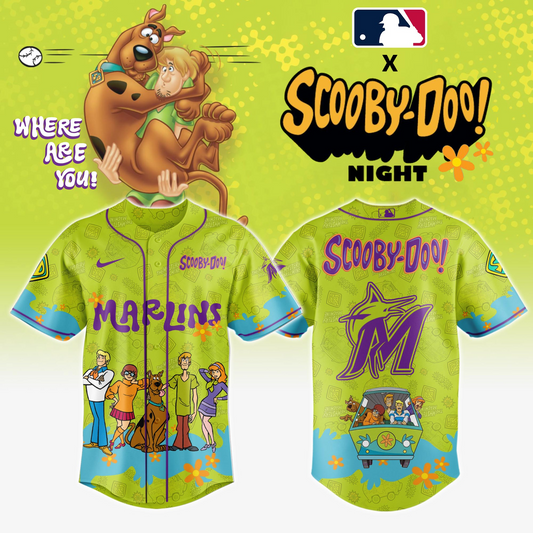 Miami Marlins MLB x Scooby Doo Jersey Editions Limited