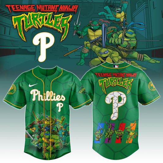 Philadelphia Phillies x Ninja Turtles Night Game Limited Edition Jersey 2025