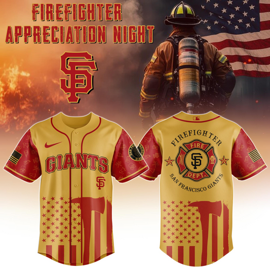 San Francisco Giants MLB x Firefighter Appreciation Night Special Edition Jersey 2025