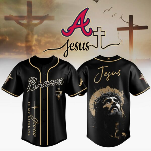 Atlanta Braves MLB x Jesus Jersey Limited Edition