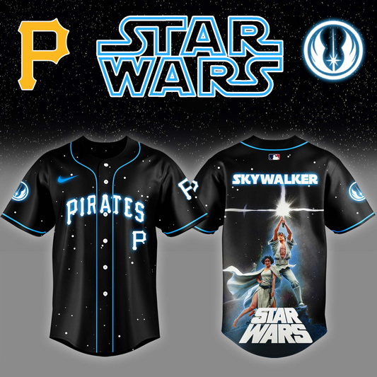 Pittsburgh Pirates x Stars Wars Luke Skywalker Game Night Baseball Jersey Editions Limited
