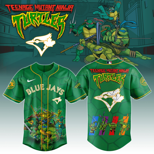 Toronto Blue Jays x Ninja Turtles Night Game Limited Edition Jersey 2025