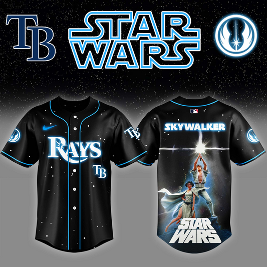 Tampa Bay Rays x Stars Wars Luke Skywalker Game Night Baseball Jersey Editions Limited