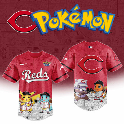 Cincinnati Reds x Polemon GO Special Edition Jersey