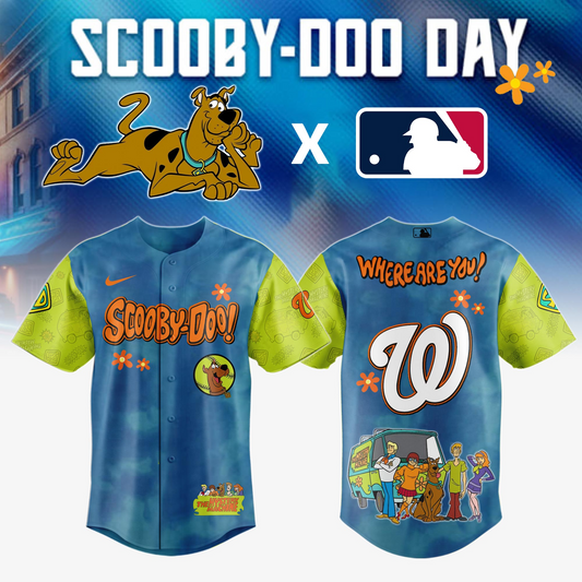 Washington Nationals MLB x Scooby Doo Jersey 02 Editions Limited