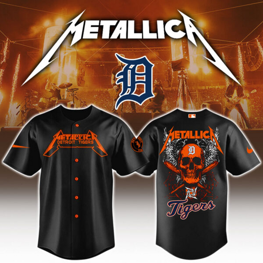 Detroit Tigers MLB x Metallica Edition Jersey