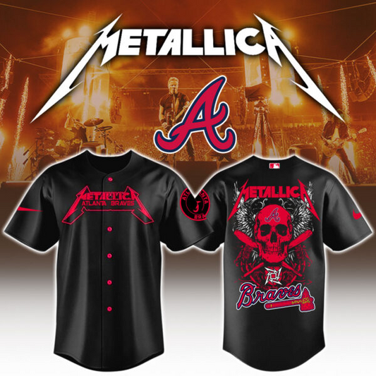 Atlanta Braves MLB x Metallica Edition Jersey