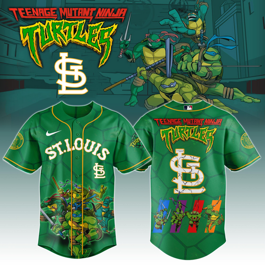 St. Louis Cardinals x Ninja Turtles Night Game Limited Edition Jersey 2025