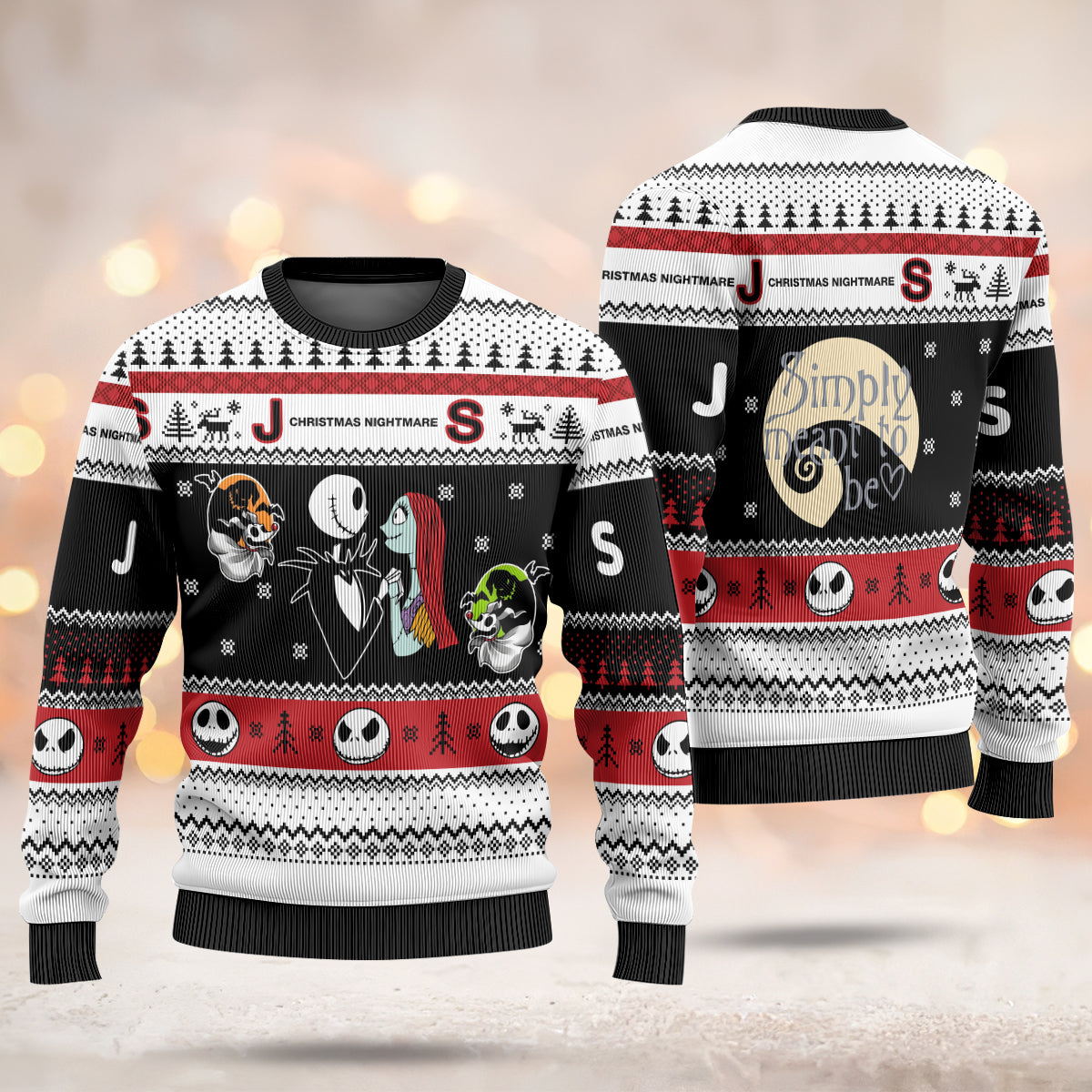 Couple Nightmare Unisex Ugly Sweater - 411TT- US024