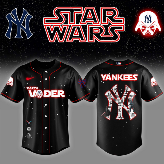 New York Yankees x Stars Wars Darth Vader Night Baseball Jersey Editions Limited