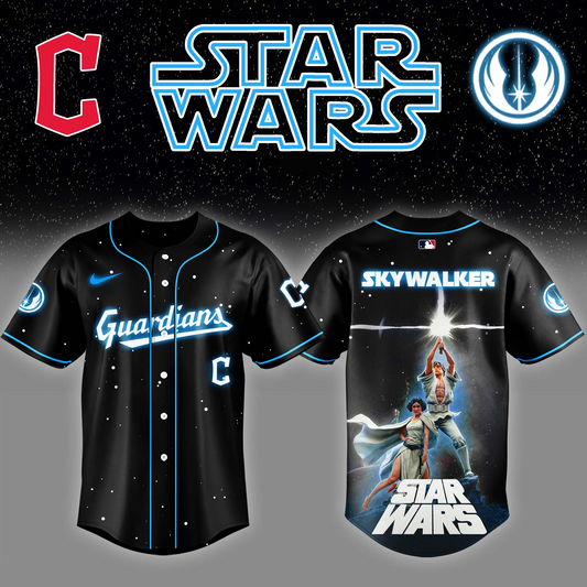 Cleveland Guardians x Stars Wars Luke Skywalker Game Night Baseball Jersey Editions Limited
