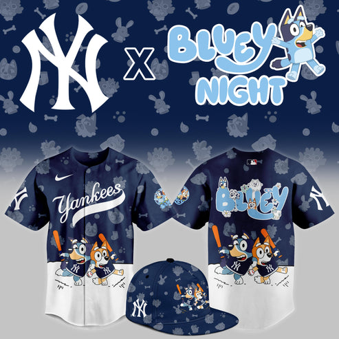 New York Yankees 2025 Bluey Night Limited Jersey