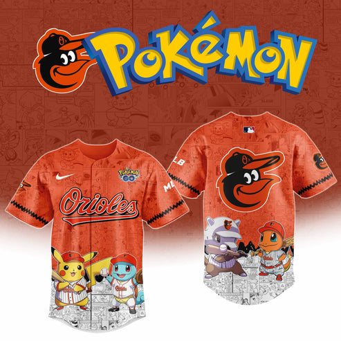 Baltimore Orioles x Pokemon GO Special Edition Jersey