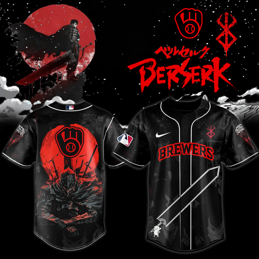 Milwaukee Brewers x Berserk Limited Edition Jersey 2025