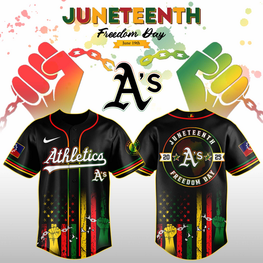 Oakland Athletics MLB X Juneteenth Day Jersey Edition Jersey 2025