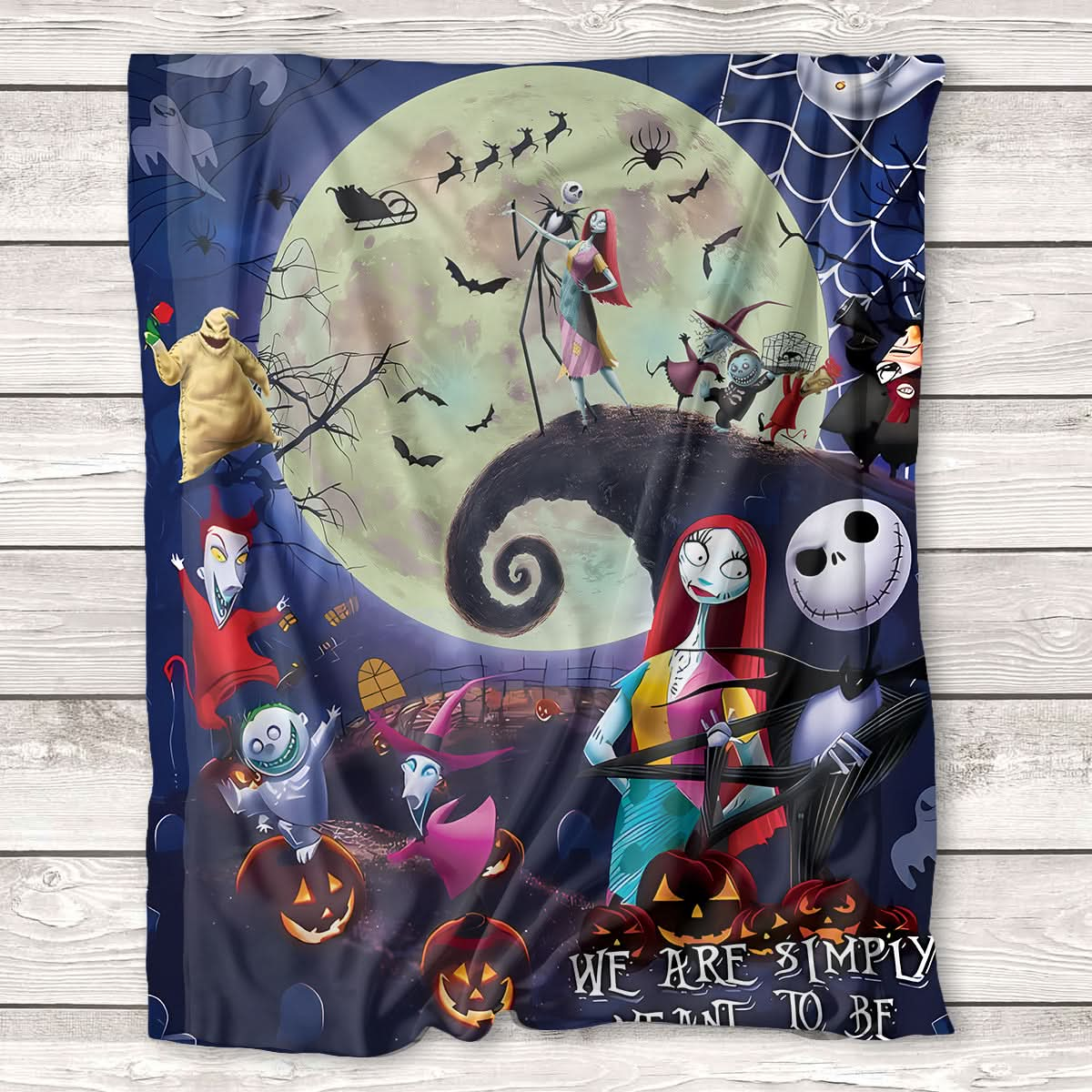 The Nightmare Before Christmas Blanket - 408VTTLTB025