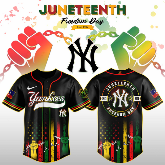 New York Yankees MLB X Juneteenth Day Jersey Edition Jersey 2025