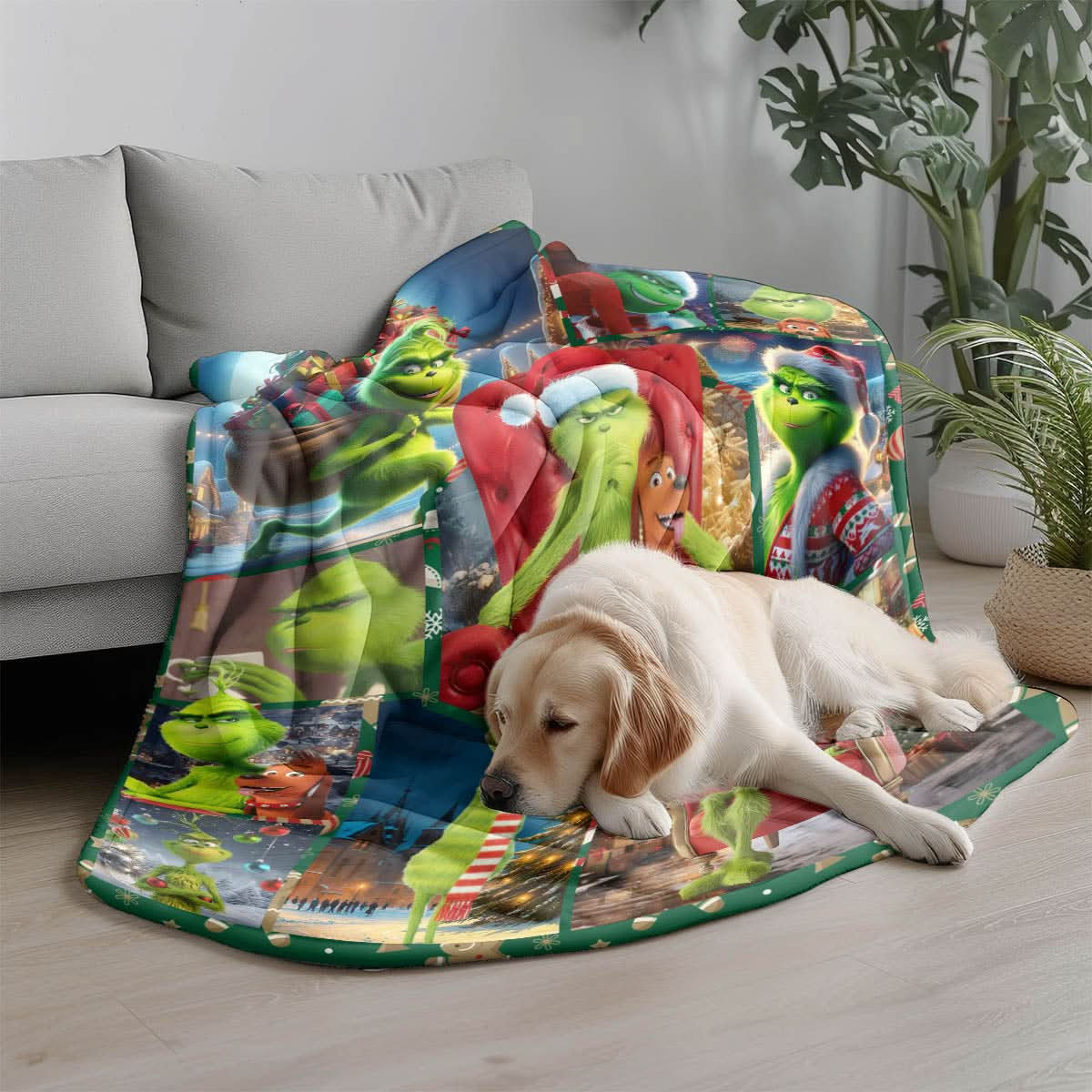 Grinch Blanket - 410HLTLBL008