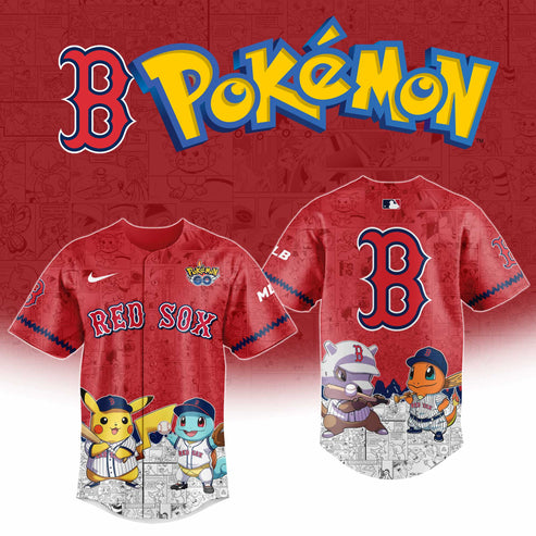 Boston Red Sox x Polemon GO Special Edition Jersey