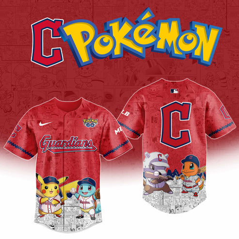 Cleveland Guardians x Pokemon GO Special Edition Jersey