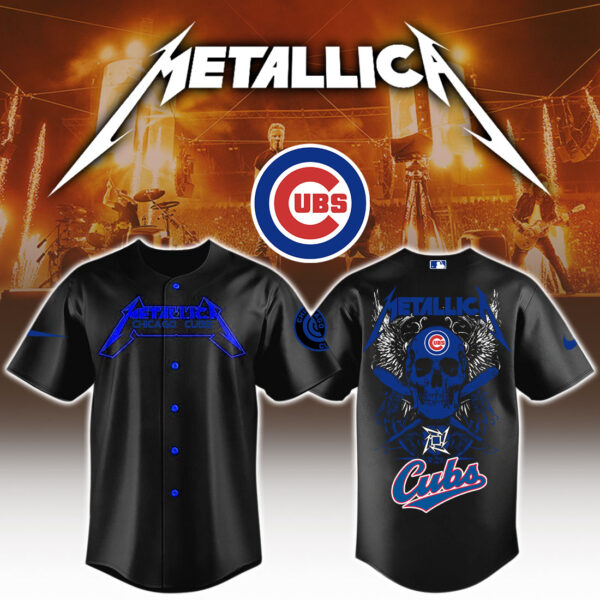 Chicago Cubs MLB x Metallica Edition Jersey