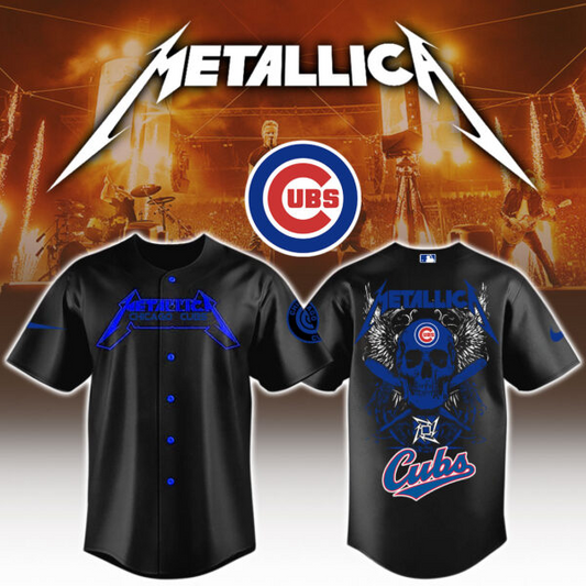 Chicago Cubs MLB x Metallica Edition Jersey