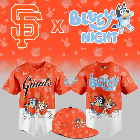 San Francisco Giants 2025 Bluey Night Limited Jersey