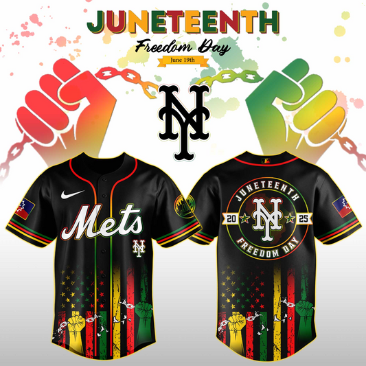 New York Mets MLB X Juneteenth Day Jersey Edition Jersey 2025