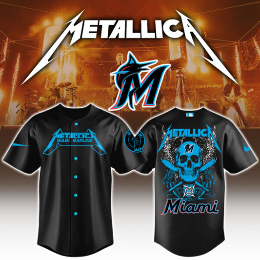 Miami Marlins MLB x Metallica Edition Jersey