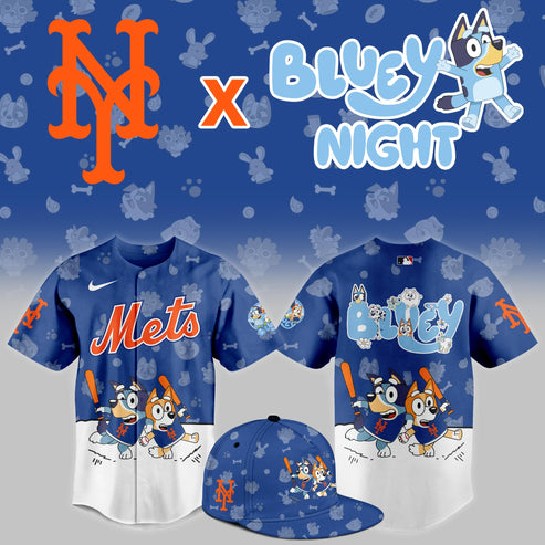 New York Mets 2025 Bluey Night Limited Jersey