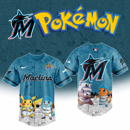 Miami Marlins x Pokemon GO Special Edition Jersey