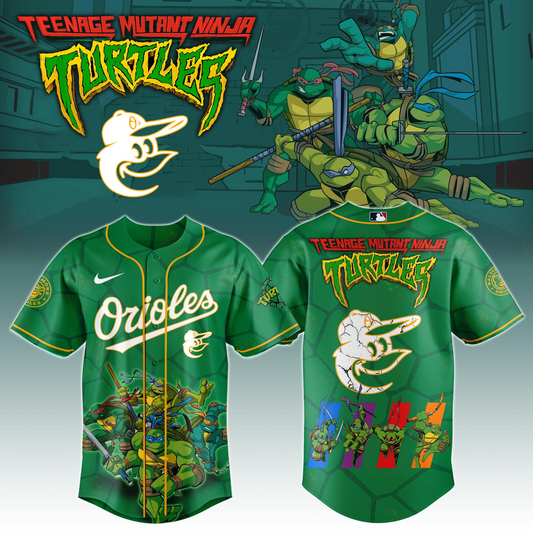Baltimore Orioles x Ninja Turtles Night Game Limited Edition Jersey 2025