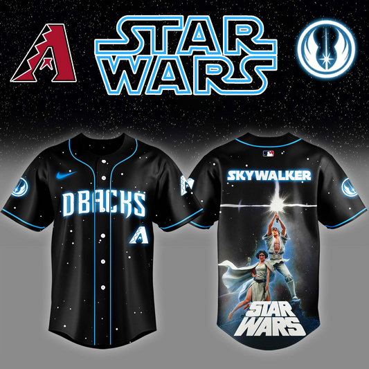 Arizona Diamondbacks x Stars Wars Luke Skywalker Game Night Baseball Jersey Editions Limited