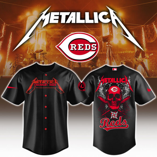 Cincinnati Reds MLB x Metallica Edition Jersey