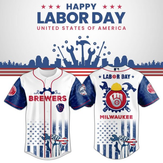 Milwaukee Brewers MLB x Labor Day Jersey Limited Edition