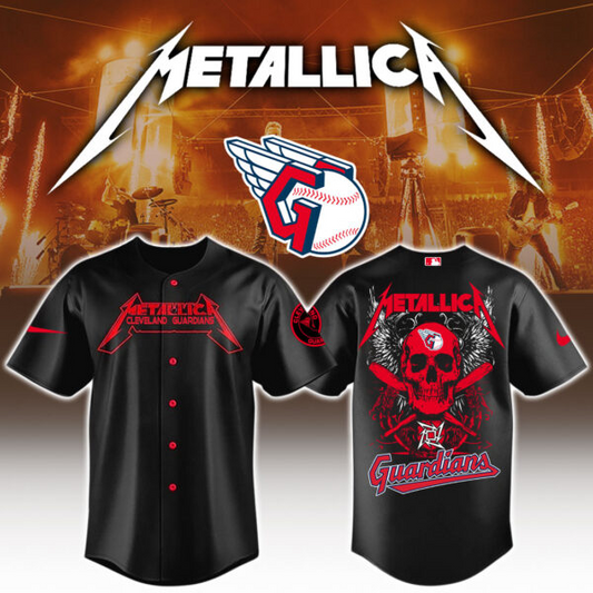 Cleveland Guardians MLB x Metallica Edition Jersey