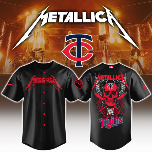 Minnesota Twins MLB x Metallica Edition Jersey