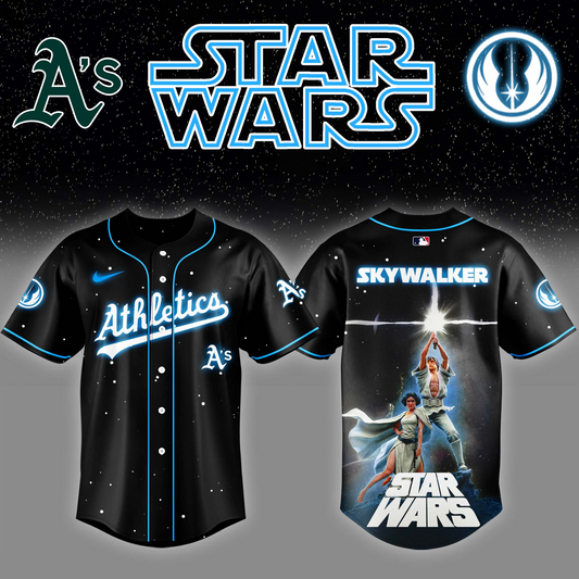 Athletics x Stars Wars Luke Skywalker Game Night Baseball Jersey Editions Limited