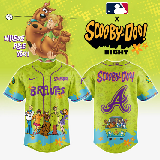 Atlanta Braves MLB x Scooby Doo Jersey Editions Limited