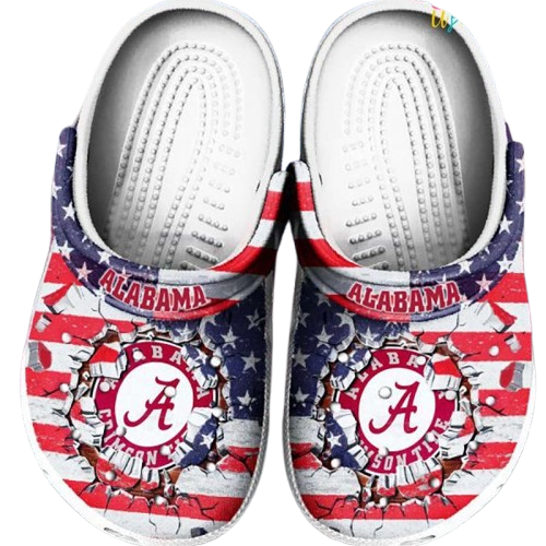 Alabama America Flag Clogs - 502HL- CR058