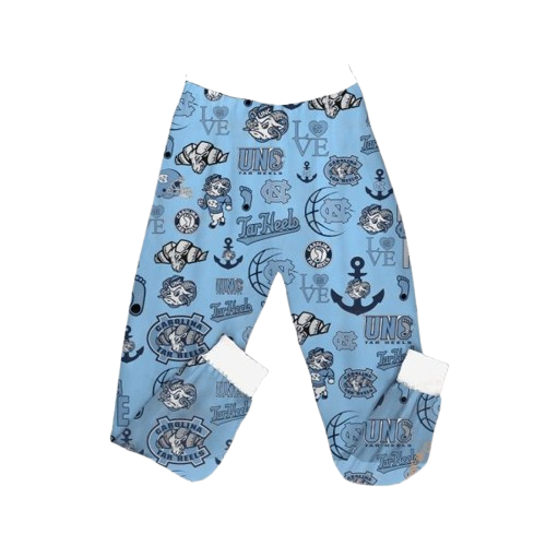 North Carolina Tar Heels NCAA “Go Heels” Fleece Pajamas Set - 503HL- PJ050
