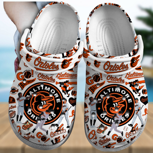 Baltimore Orioles MLB Sport Clogs Shoes   - 503HL- CR096