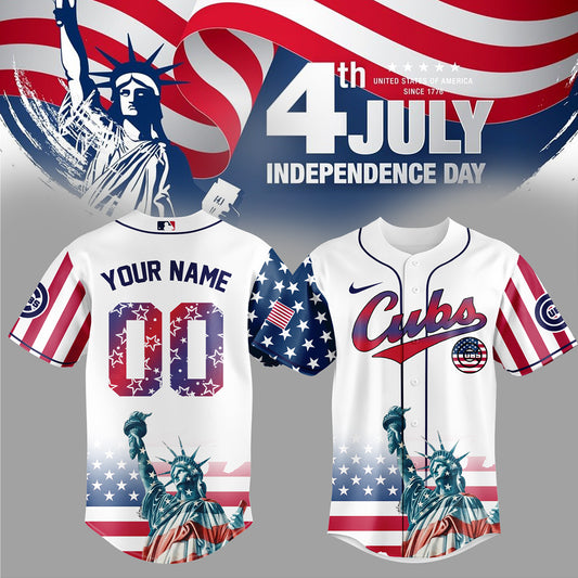 Chicago Cubs Special Nationals Independence Day Jersey 2025