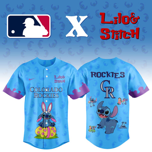 Colorado Rockies x Lilo and Stitch 2025 Limited Jersey
