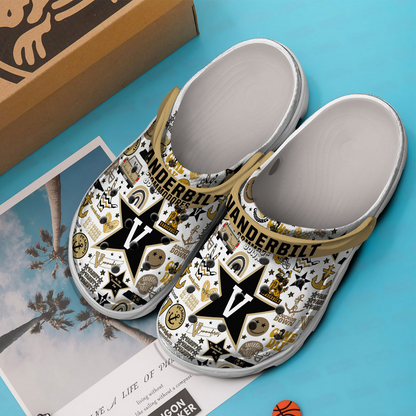 Vanderbilt Commodores NCAA Sport Clogs Shoes - 503HL- CR032