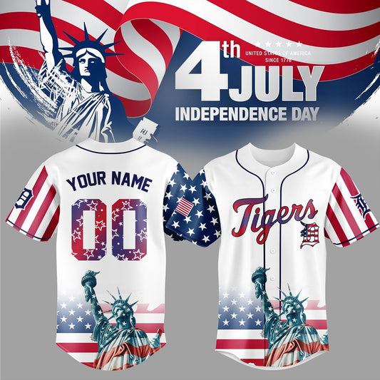 Detroit Tigers Special Nationals Independence Day Jersey 2025